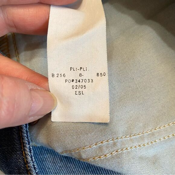 Tommy Hilfiger Hipster Blue Jeans Y2K Sz 8 - Picture 10 of 12